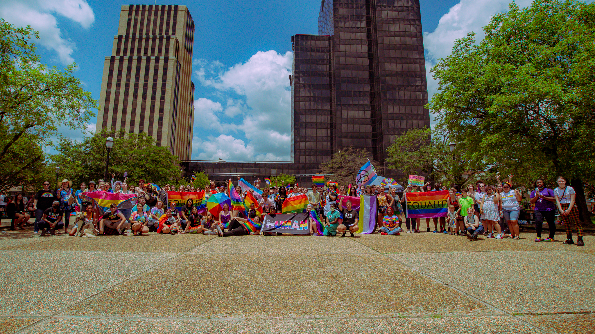 Group Photo at Pride 2021 Taken by Chris French